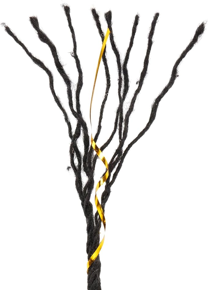 jijAcraft 328Ft Twine String, 2MM Black Gold Christmas Cotton String, Bakers Cotton Twine, Heavy Duty Crafts String for Gift Wrapping, Greeting Cards, Hanging Photo