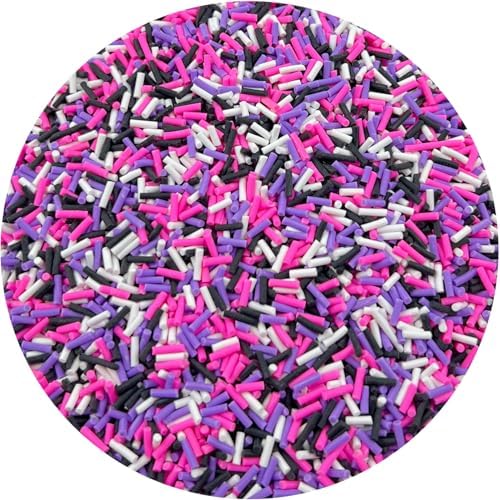 150g Fake Sprinkles Resin Sprinkles Clay Sprinkles Fake Candy Sprinkles Polymer Sprinkles Polymer Clay Slices for Resin Nail Slime Scrapbook DIY Art Crafts Making(252-mixed Color 4)