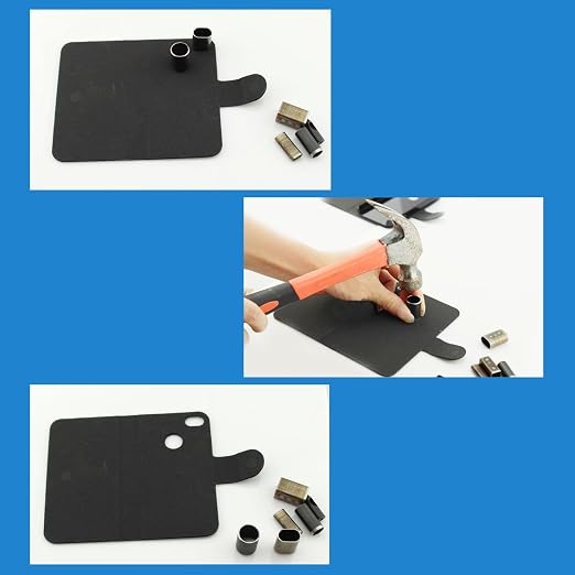 25 PCS Multi Shapes Leather Craft Punch Tool, 24 Shapes Leather Punch Tools with Perforated Matting, Leather Cutting Dies, Leather Hole Punch Tool Kit for DIY Leather Crafts