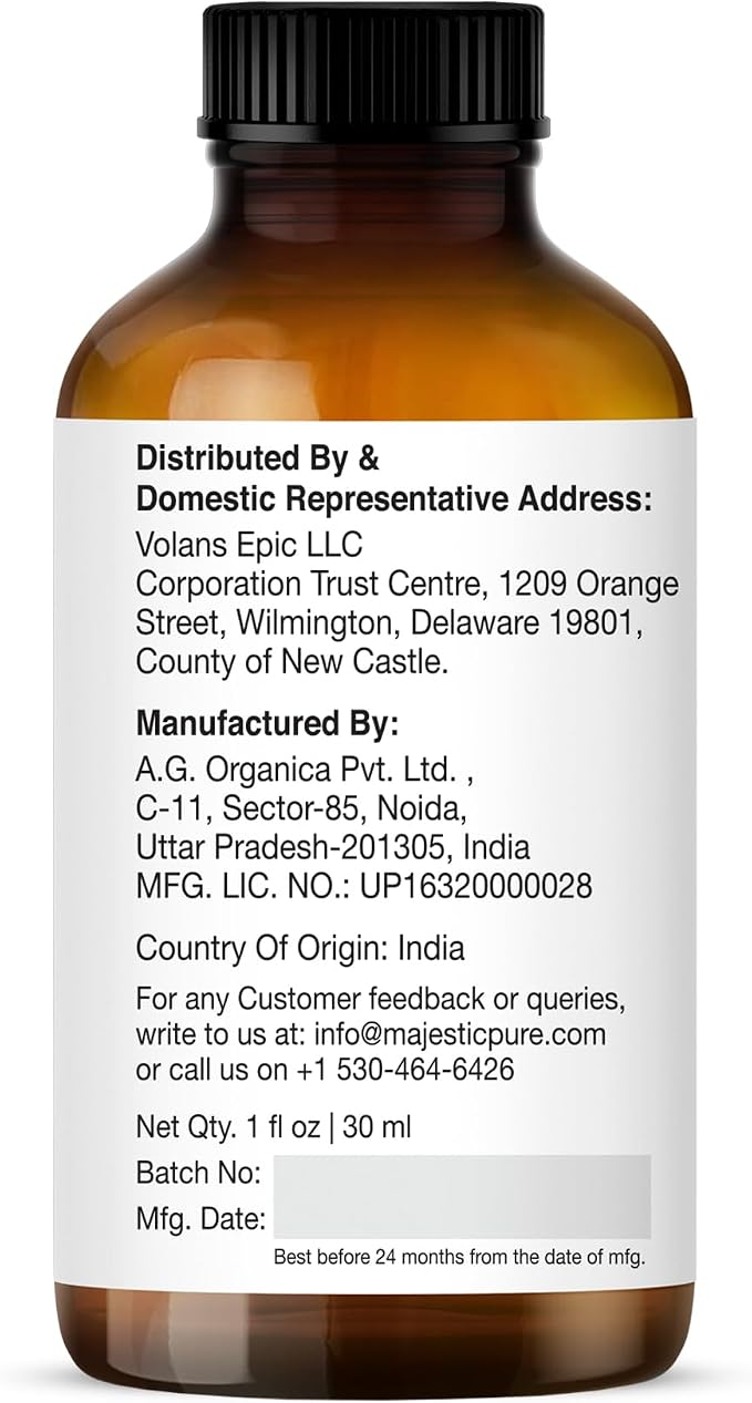 Majestic Pure Helichrysum Essential Oil for Diffuser - 1 fl oz | 100% Pure and Natural Essential Oils for Aromatherapy, Blend with Carrier Oil for Skin & Body Care, Massage, Helichrysum Oil