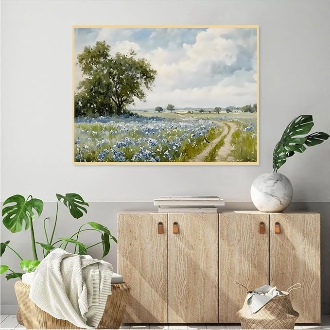 WUDWL Flower Paint by Numbers Kit for Adults,Color By Numbers for Adults | Scenery Decor Painting by Number On Canvas, Paint Number Artist Funny Without Frame DIY, Home Wall Decor, 12x16in