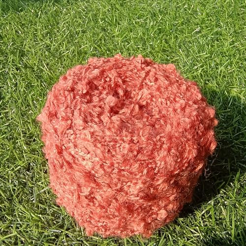 50g Soft Plush Wool Acrylic Fancy Loop Yarn for Doll Hair Making,A7
