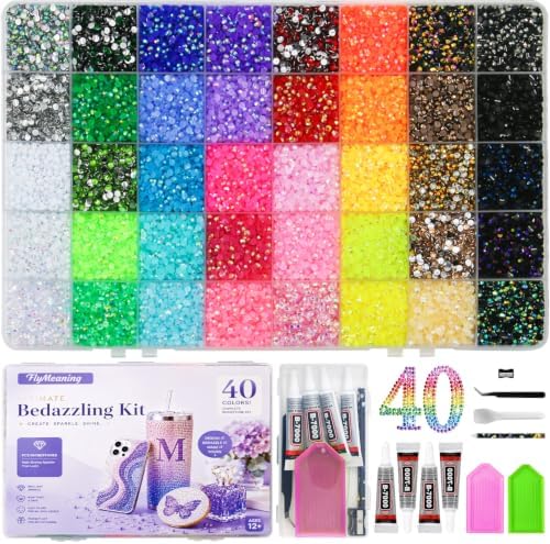 60000Pcs Bedazzling Kit with Rhinestones 3mm
