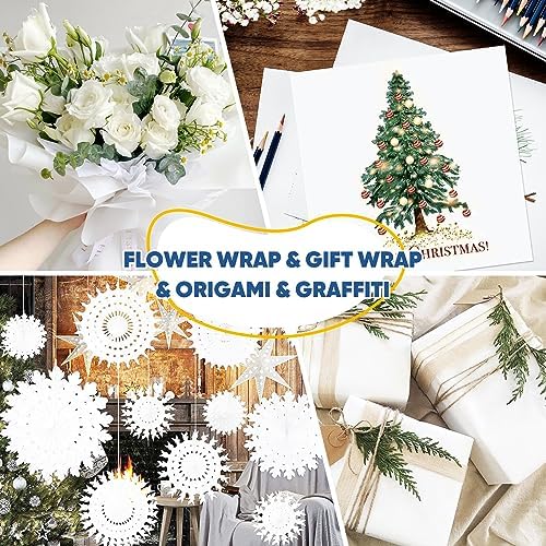 15" x 600" (50') Drawing Paper Roll, White Craft Bulletin Board Paper Roll