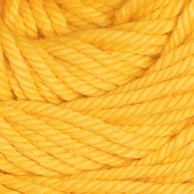 Knit Picks Dishie Yellow Worsted Weight 100% Cotton Yarn for Crocheting