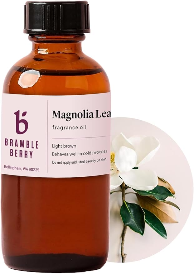 Brambleberry Magnolia Leaf and Tonka Fragrance Oil | Woody Scent for Soap