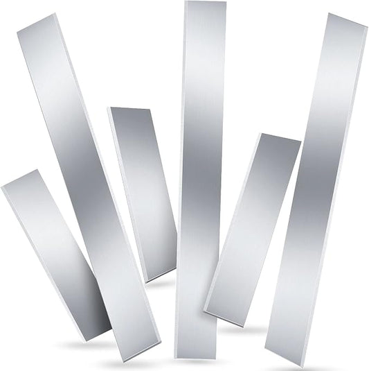 Flexible Polymer Clay Cutters 8 Inch 4 Inch Carbon Steel Blade Polymer Clay Cutting Slicing Tools for DIY Shaping Modelling Sculpturing Supplies(6 Pieces)