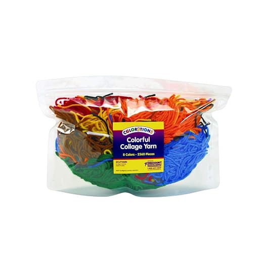 Colorful Collage Yarn 2500 Pieces