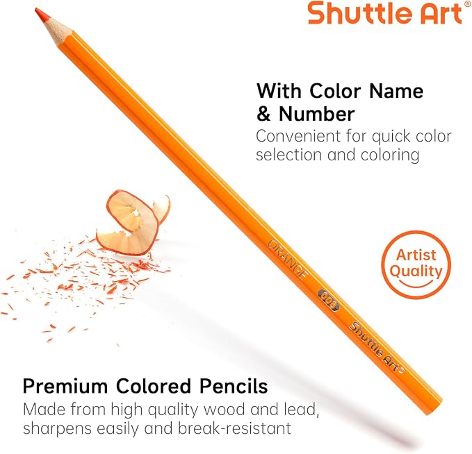 Shuttle Art 360 PCS Colored Pencils Bulk, 12 Assorted Colors, Pack of 30, Break-resistant, Pre-sharpened Colored Pencils for Kids, Bulk Pack School Supplies for Teachers & Students