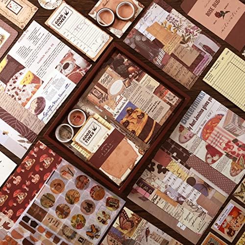Scrapbook Supplies Kit, Vintage Junk journaling Supplies, Scrapbooking Kit