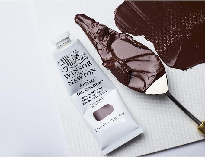 Winsor & Newton Artists' Oil Paint, 37ml Tube, Warm Brown Pink