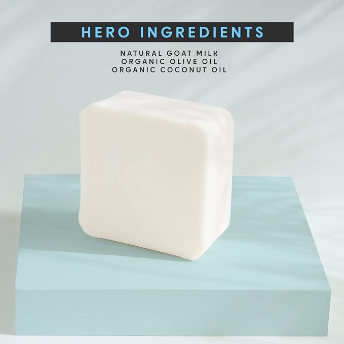 Skin Said Yes Goat Milk Soap Base 5 LB | Made in Greece | SLS/SLES Free, No Palm Oil, Organic - Melt and Pour Goats Milk Soap Making Supplies