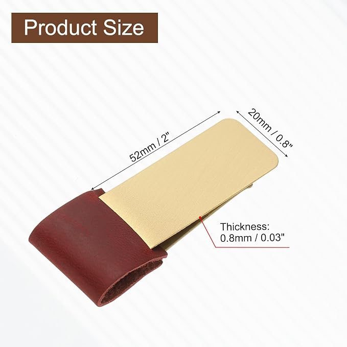 PATIKIL Pen Loop for Notebook Wine Red