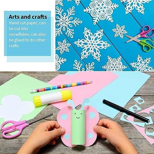 20 Sheets A4 Size 8.3x11.5 Inch Clear Double Sided Adhesive Tape Sheets, Super Strong Sticky Tape, DIY Art, Craft, Home Decorative Tape with White Liner