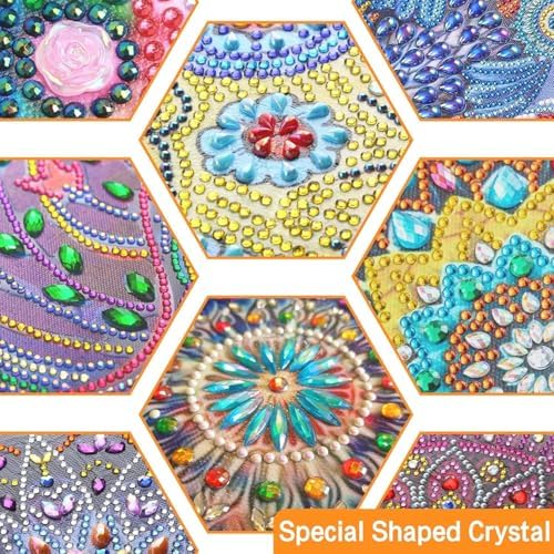 VeGuude Christmas Tree Diamond Art Kits for Adults,Acrylic Hanging Ornament