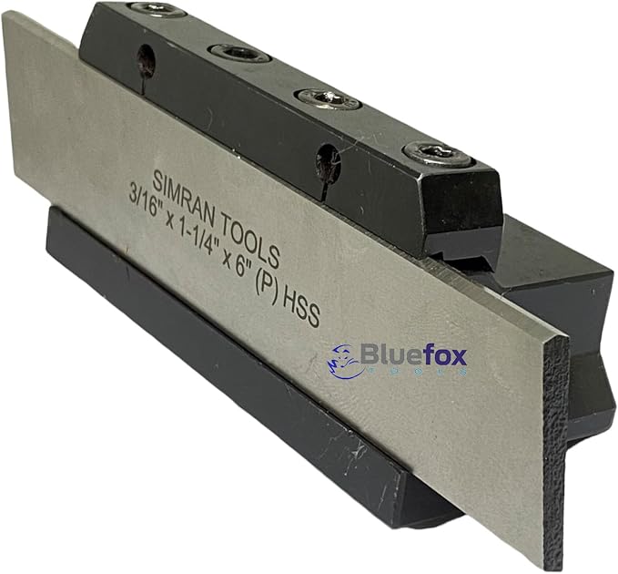 Lathe Clamp Type Parting CutOff Tool Holder | 1" Shank Takes HSS Blade 1-1/4" Inch | Metal Lathe Machines | Engineering Product | Steel Material, Rust Free