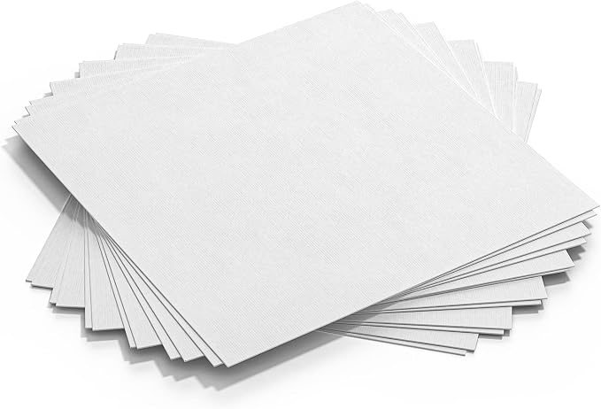 GOTIDEAL Canvases for Painting, 12x12 inch of 12 Pack, 100% Cotton | Professional Primed White Blank Flat Canvas Panels, Artist Canvas Boards for Acrylics Painting, Oil Watercolor Tempera