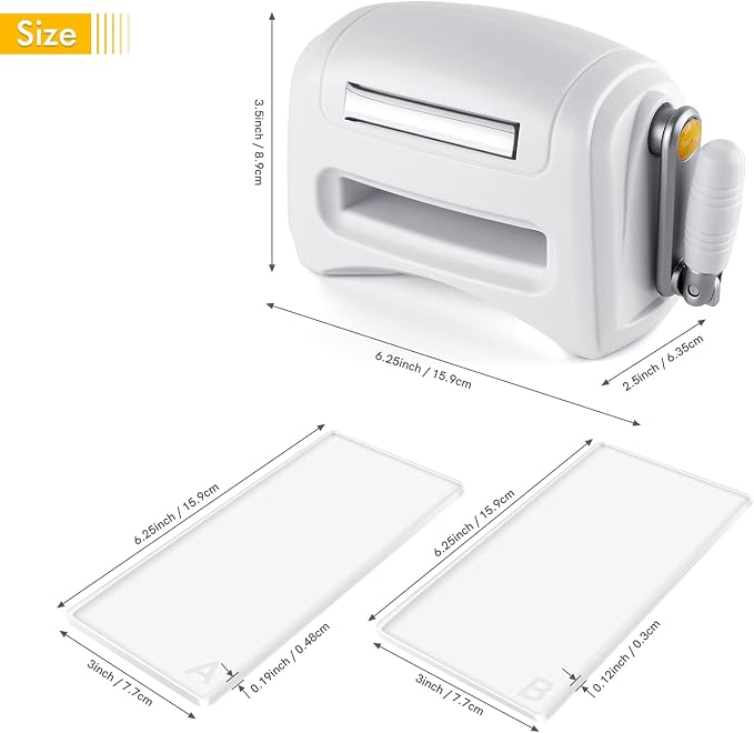 Mini Manual Die Cutting and Embossing Machine for DIY,Hand Embossing Machine for DIY Die Cutting Embossing Paper Card Craft Scrapbooking Dies Cutter Photo Album Decorative Craft Scrapbooking Supplies
