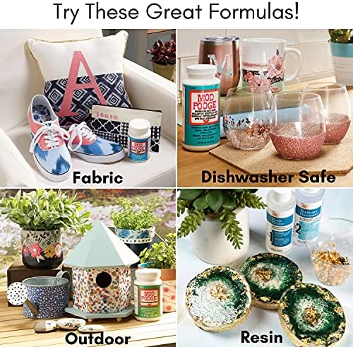 Mod Podge Matte Sealer, Glue & Finish: All-in-One Craft Solution- Quick Dry, Easy Clean, for Wood, Paper, Fabric & More. Non-Toxic - Craft with Confidence, Made in USA, 8 oz., Pack of 1