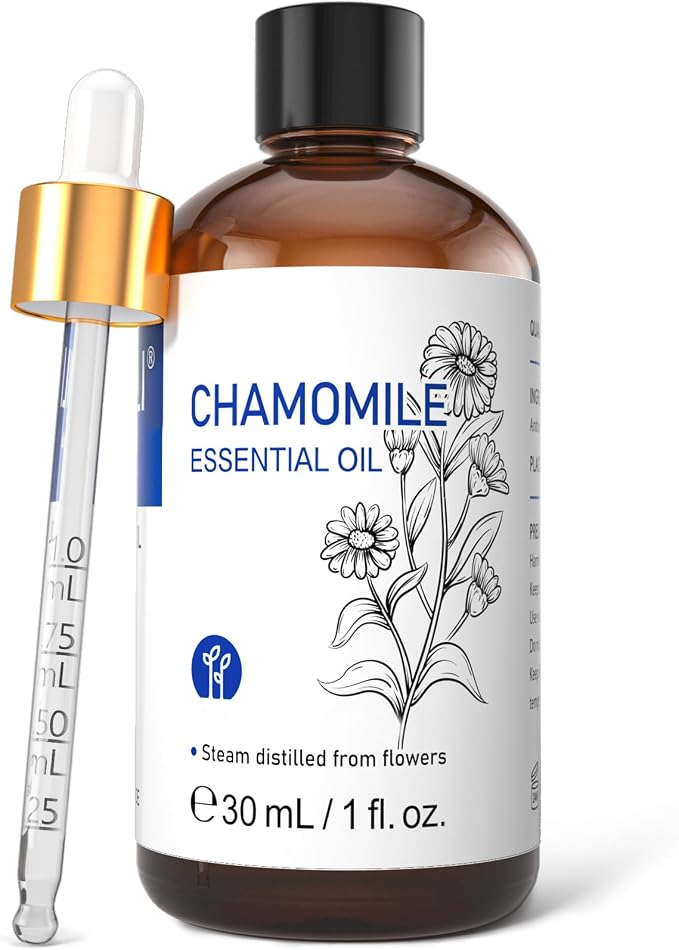 HIQILI Chamomile Essential Oil for Diffuser, Skin & Soap