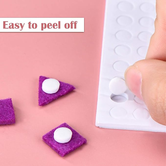 Outus 2400 Pcs Foam Dots Dual Adhesive 3D Foam Tapes Pop Dots, 0.24 Inch