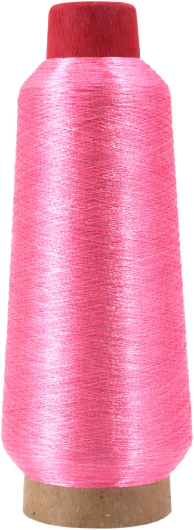 Mandala Crafts Metallic Pink Embroidery Floss for Sewing, 3281 Yard Spool
