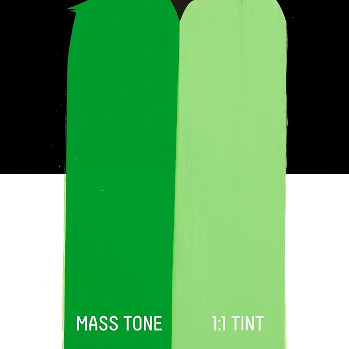 Liquitex BASICS Acrylic Paint, 13.5-oz Bottle, Light Green Permanent | Medium Viscosity, Satin Finish, Lightfast, Fine Art Pigments, Range of Opacities, Easy Blending
