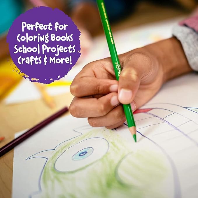 Crayola Colored Pencils Set for Kids (120ct), Cute School Supplies, Teacher Must Haves, Coloring Book Pencils, Bulk Colored Pencils for Boys & Girls, Ages 3, 4, 5
