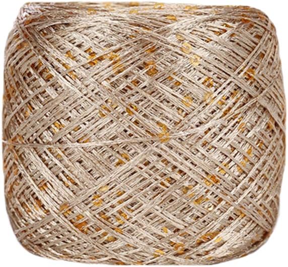 Champagne Sequin Yarn - Sparkle, Fantasy & Art Yarn - 100g