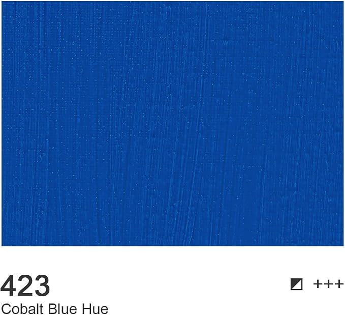 AUREUO Cobalt Blue Hue Acrylic Paint, 4 Fl Oz / 120ml Single Tube, Rich Pigment Art Craft Paints for Canvas, Rocks, Wood, Ceramic, Fabric - Art Supplies for Beginners, Professionals, Artists