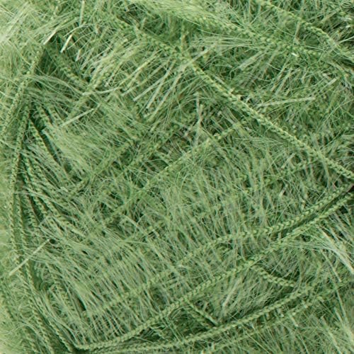 RED Heart CNCE851.8690Red Heart Scrubby Sparkle Yarn, Avocado