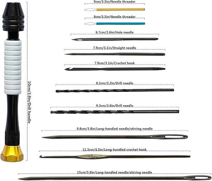 Candle Making Tools for Punching Holes and Inserting Wicks, Candle Making Kit for Adult Beginners Including Wick Needle with Hook and Large Eye, Perfect to Silicone Molds with No Holes for Wicks