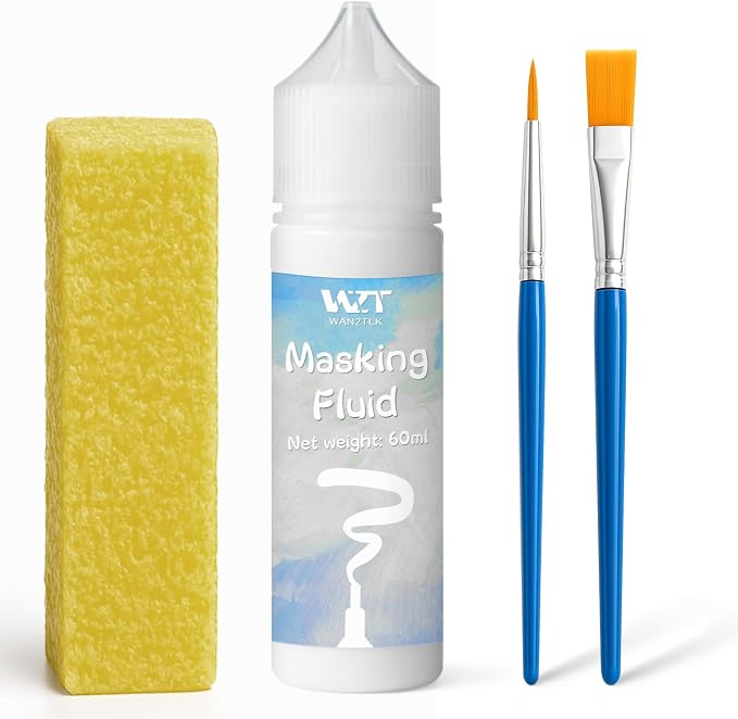 Masking Fluid for Watercolor Painting - 60ml White