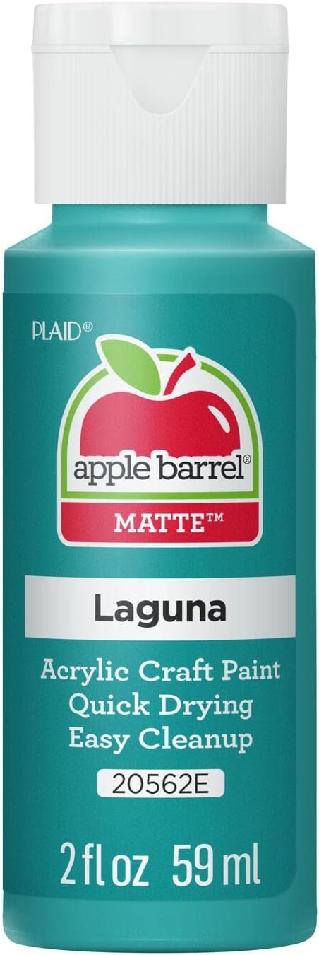 Apple Barrel Acrylic Paint in Assorted Colors (2 oz), 20562, Laguna