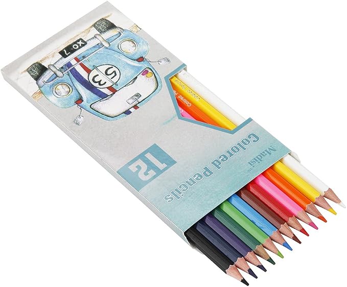 Madisi Colored Pencils Bulk, 72 Packs of 12-Count, 864 Count | Pre-Sharpened Color Pencils for Kids Coloring, Non-Toxic Class Set, Classroom School Supplies