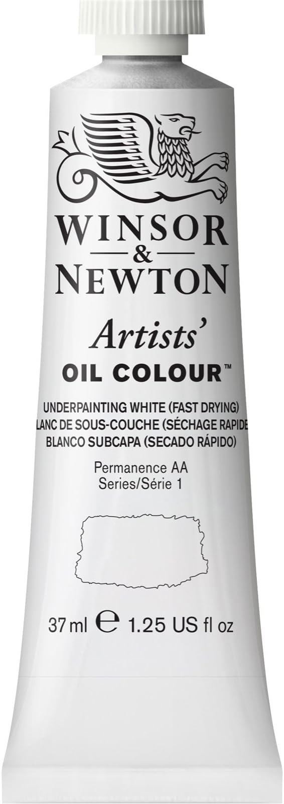 Winsor & Newton Artists' Oil Paint, 37ml Tube, Underpainting White