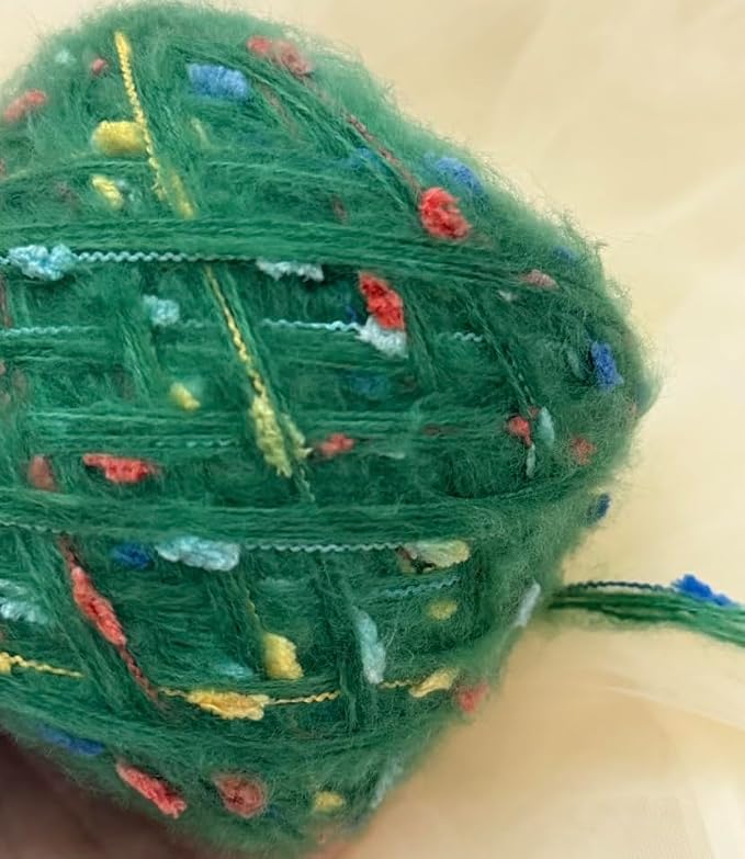 Artisanal Yarn Fancy Yarn Multifiber Blended Yarn Novelty Colorful Soft