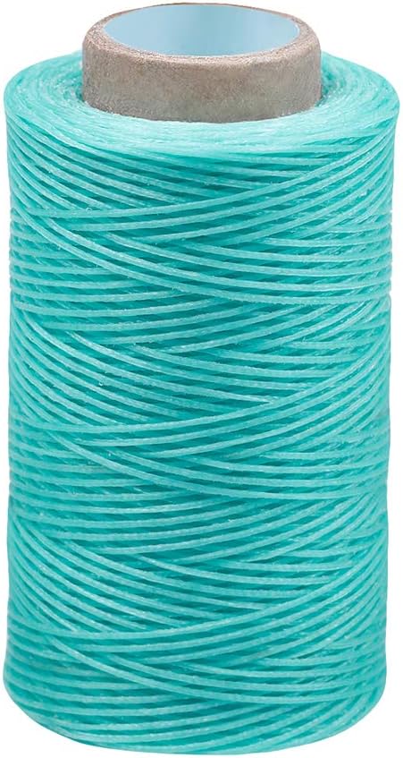 284Yards Leather Sewing Waxed Thread, 0.8mm Waxed Thread for Bookbinding | Waxed Thread for Bookbinding, Upholstery Thread Heavy Duty, Wax String for Leather Craft DIY/Bookbinding/Shoe Repairing
