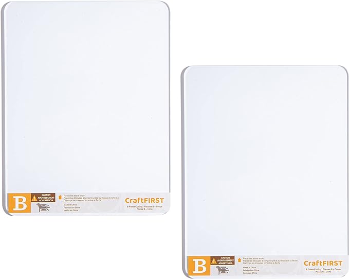 B Cutting Plate for Cuttlebug Machine 5.87 x 7.75" Pack of 2