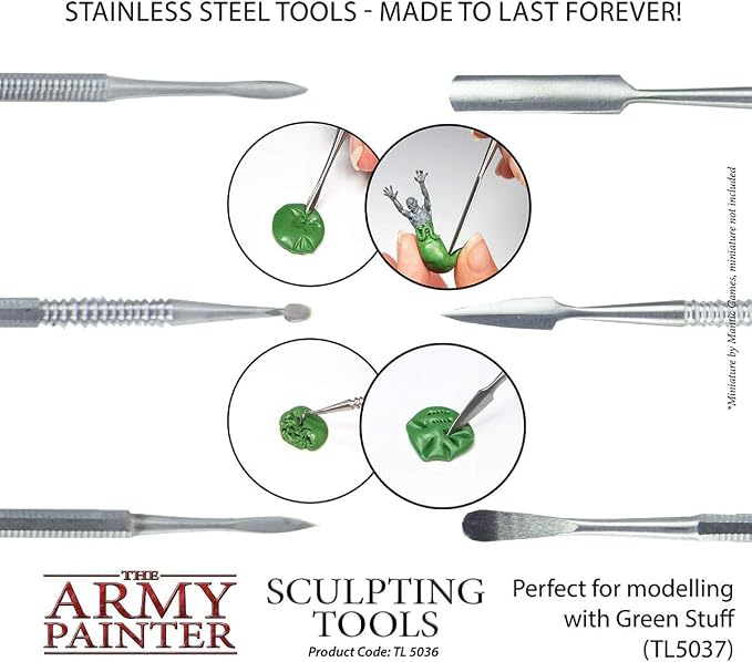 The Army Painter, Sculpting Tools, set of three tools