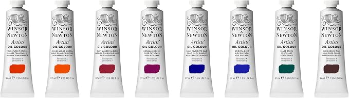 Winsor & Newton Artists' Oil Paint, 37ml Tube, Mineral Green Deep