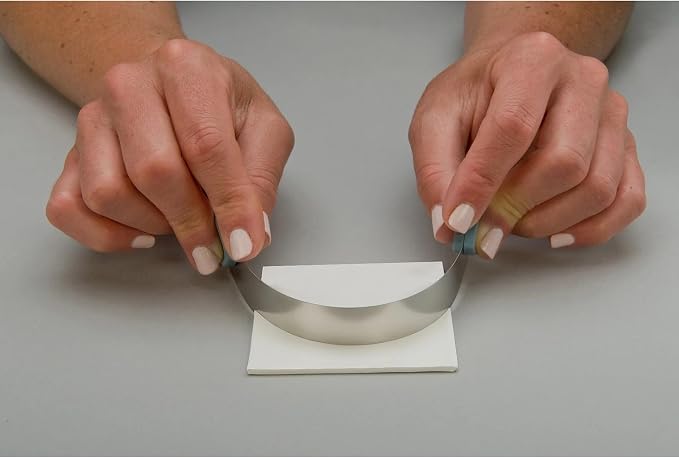 Sculpey 3-Piece Clay Blades, Rigid Wavy & Flexible Stainless-Steel Slicers