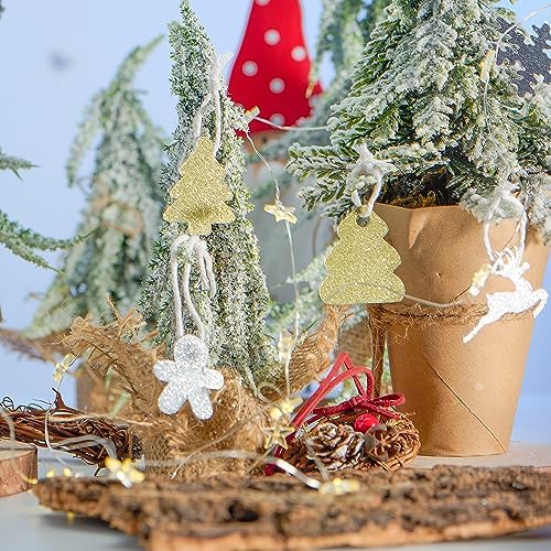 15 Sheets Golden Glitter Cardstock 12" x 12" 110lb Square Paper
