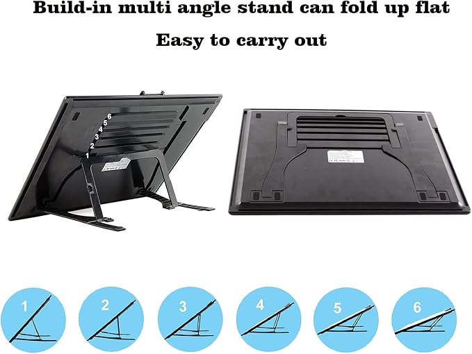 YINGWOND Rechargeable A3 LED Light Pad with Carry Bag, Adjustable Brightness Light Box with 3 Colors, Built-in Stand, 2500mAh Battery, Magnetic Clip, Light Board for Tracing Diamond Painting Sketching