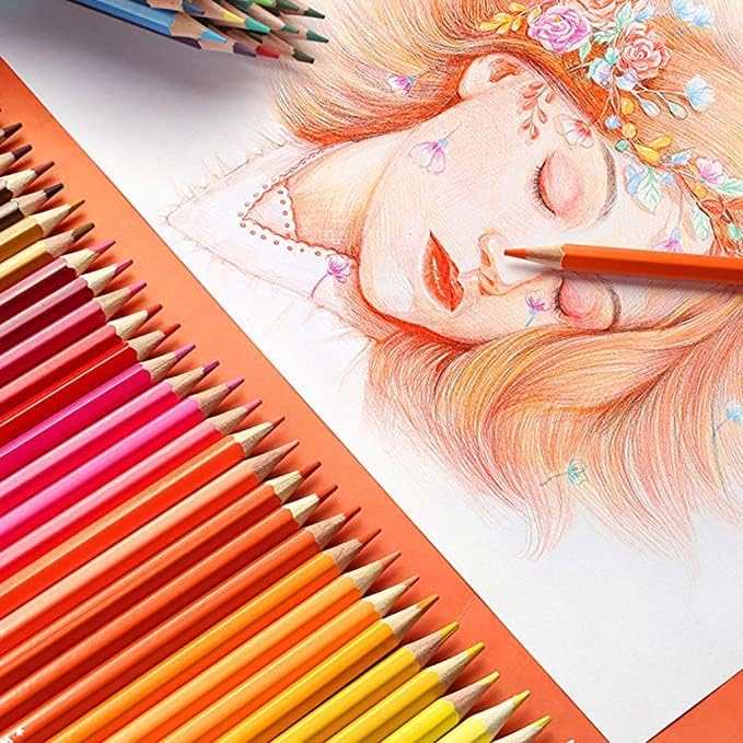 36 Colored Pencils，Quality Coloring Pencils for Adult Coloring Artists Professionals and Colorists, Soft Core, Sketching Drawing Pencils Set Art Supplies for Kid Beginners