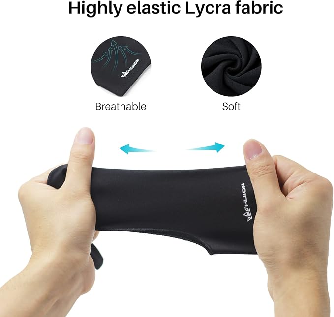 HUION GL02 Large Size Artist Drawing Glove, Left or Right Hand | Two-Finger Elastic Lycra Glove for Drawing Tablets and Paper Sketching, Reduces Friction