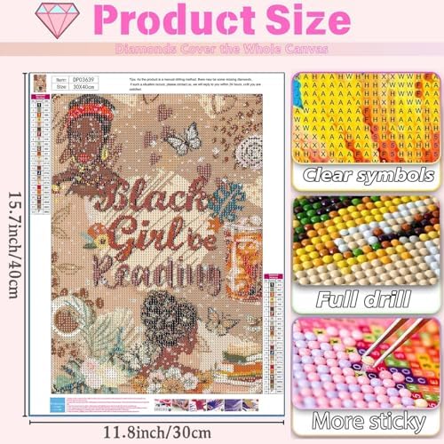 Coquette Diamond Art Kits for Adults Diamond Painting Kit for Adults