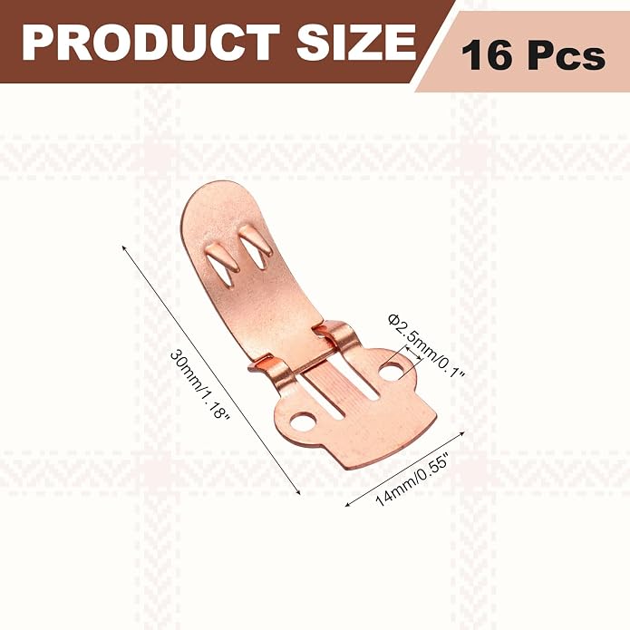 Stainless Steel Flat Blank Shoe Clips, Flat Blank Shoe Clips Bulk Supplies Metal Embellishments for DIY