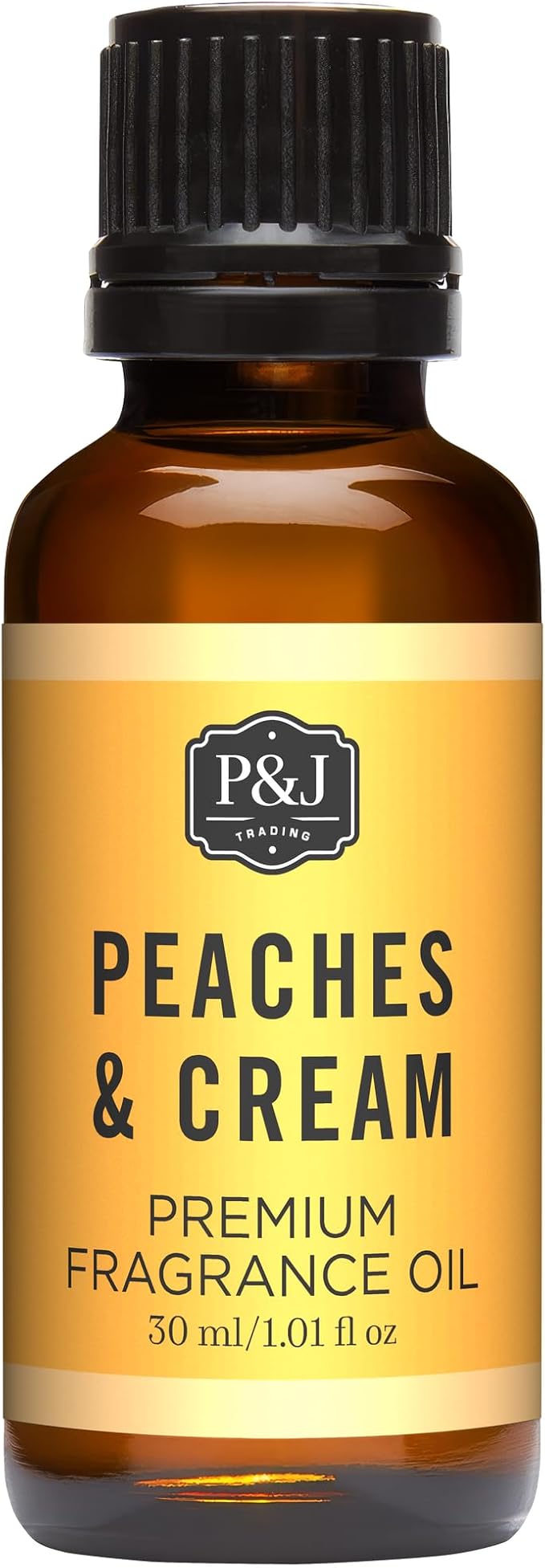 P&J Trading - Peaches & Cream Scented Oil 30ml - Fragrance Oil for Candle Making, Soap Making, Diffuser Oil