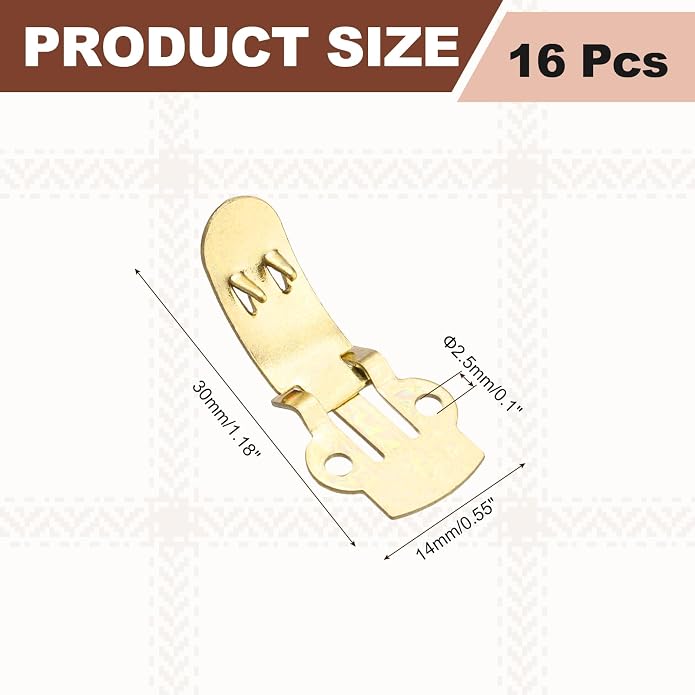 Stainless Steel Flat Blank Shoe Clips, Flat Blank Shoe Clips Bulk Supplies Metal Embellishments for DIY